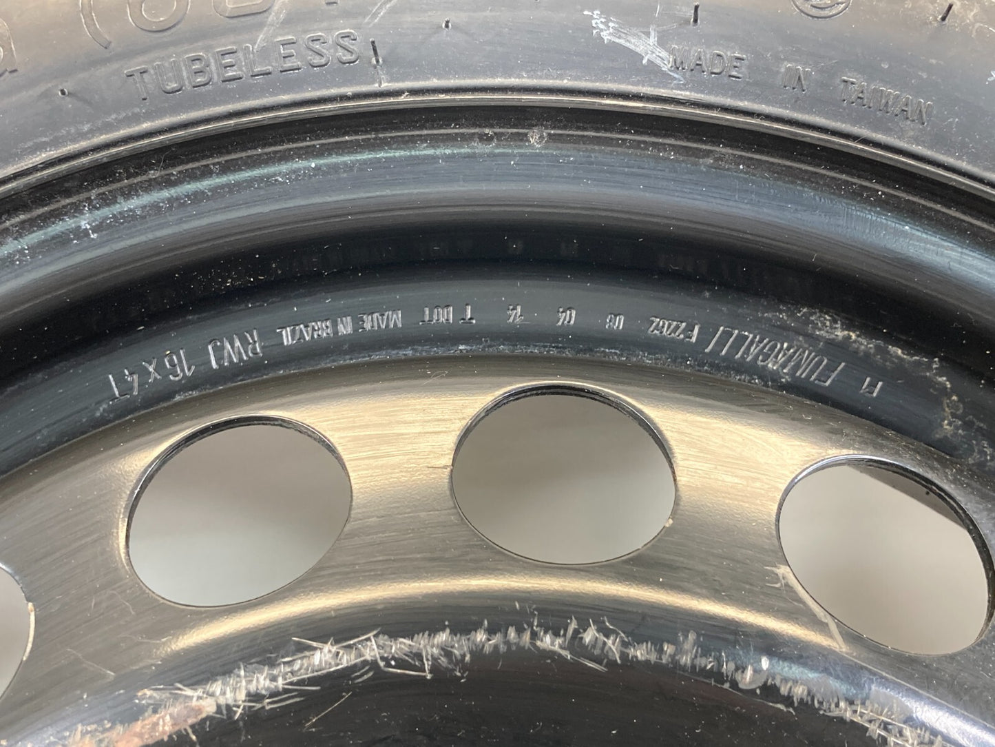 2005-2010 Pontiac G6 Emergency Spare Tire Wheel Compact Donut T125/70D16 110M