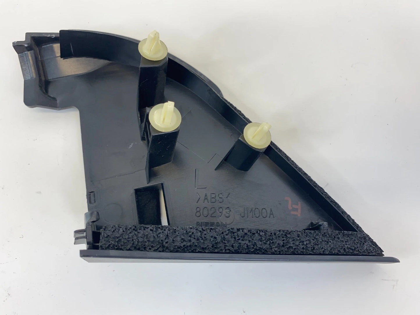 08-13 NISSAN ROGUE FRONT LEFT SIDE INTERIOR DOOR MIRROR COVER BEZEL 80293-JM00A