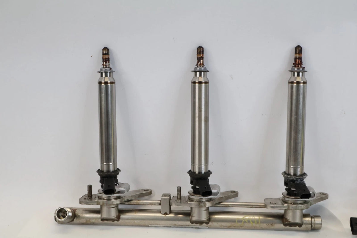 12-16 MERCEDES E350 3.5L V6 LEFT & RIGHT FUEL INJECTOR RAIL SET OEM A2760703995