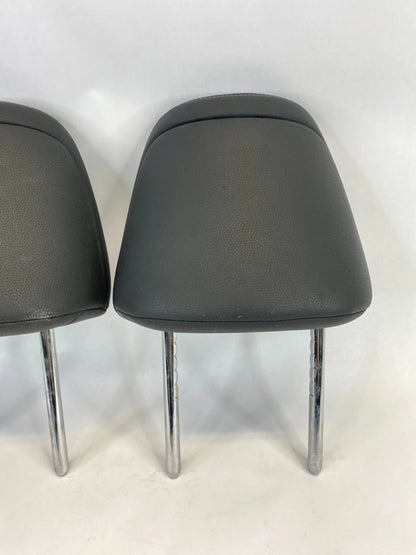 2013-2017 HONDA ACCORD SEDAN FRONT SEAT HEADREST SET LEFT & RIGHT BLACK LEATHER