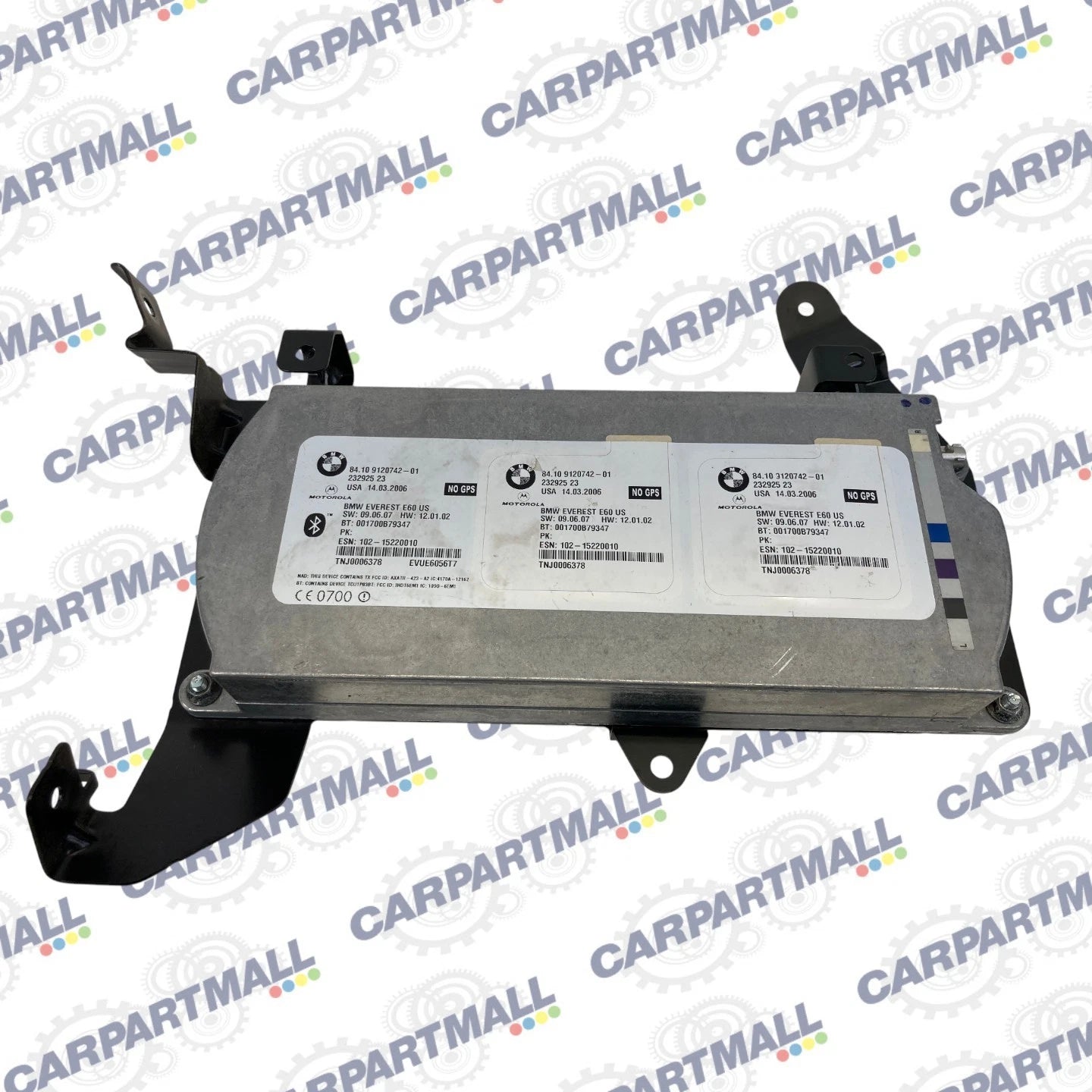 2006 2007 BMW 530XI 04-07 530I TELEMATICS BLUETOOTH CONTROL MODULE 84-10-9120742