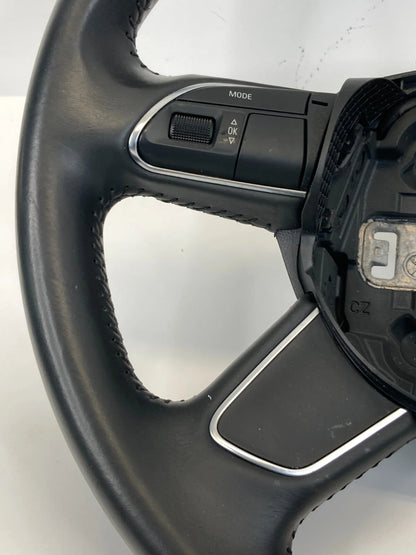 13-16 AUDI A4 A4 QUATTRO STEERING WHEEL W/ AUDIO SWITCH 4 SPOKE 4L0419091AC OEM