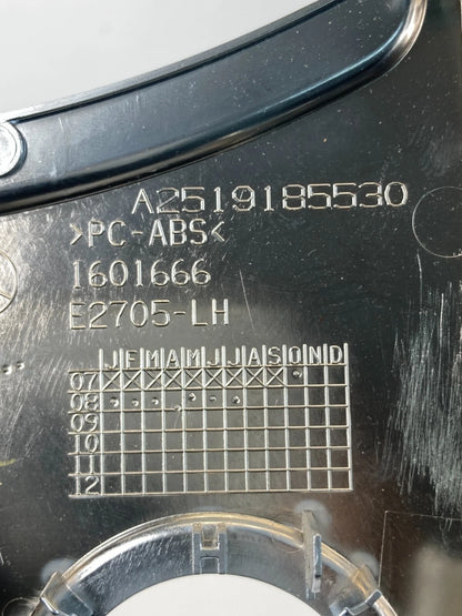 09-11 MERCEDES ML350 FRONT LEFT DRIVER SEAT SWITCH COVER BEZEL A2519185530 OEM