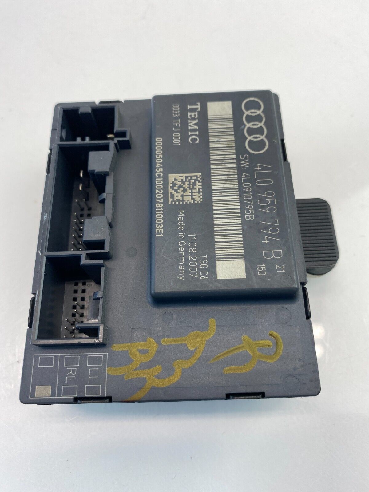 2007 2008 Audi Q7 Rear Right Passenger Side Door Control Module Unit 4L0959794B