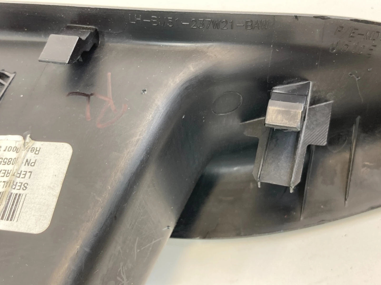 12-18 FORD FOCUS REAR LEFT DOOR WINDOW SWITCH BEZEL PANEL TRIM BM51237W21BAW OEM