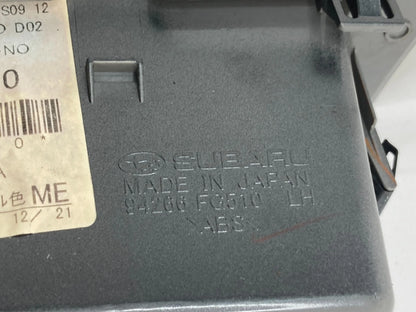09-11 SUBARU FORESTER REAR LEFT DOOR WINDOW SWITCH BEZEL TRIM COVER 94266-FG510