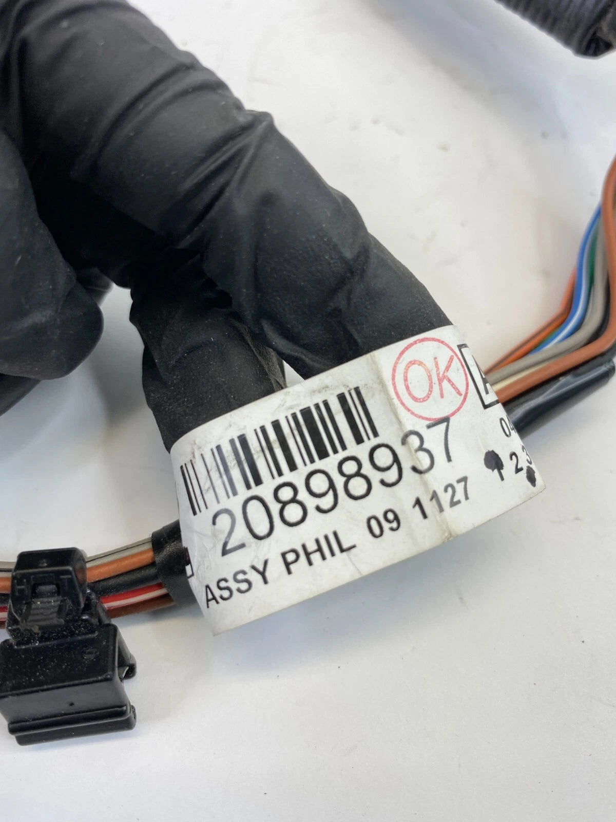 2010 2011 CHEVROLET EQUINOX FRONT LEFT DRIVER DOOR WIRING HARNESS CABLE 20898937