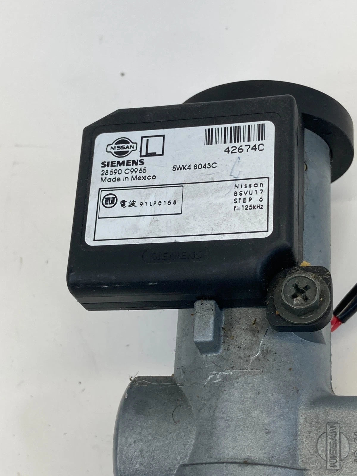 2003 2004 Infiniti G35 3.5L V6 A/T 4WD Ignition Switch Lock Cylinder W/ Key OEM