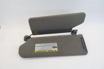 2004-2006 TOYOTA TUNDRA DOUBLE CAB SUN VISOR SET LEFT RIGHT DUAL PANEL GRAY OEM