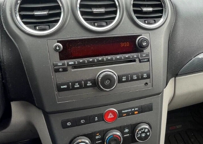 2008-2010 SATURN VUE RADIO RECEIVER AM/FM CD 6 DISC PLAYER ASSEMBLY 25956992 OEM