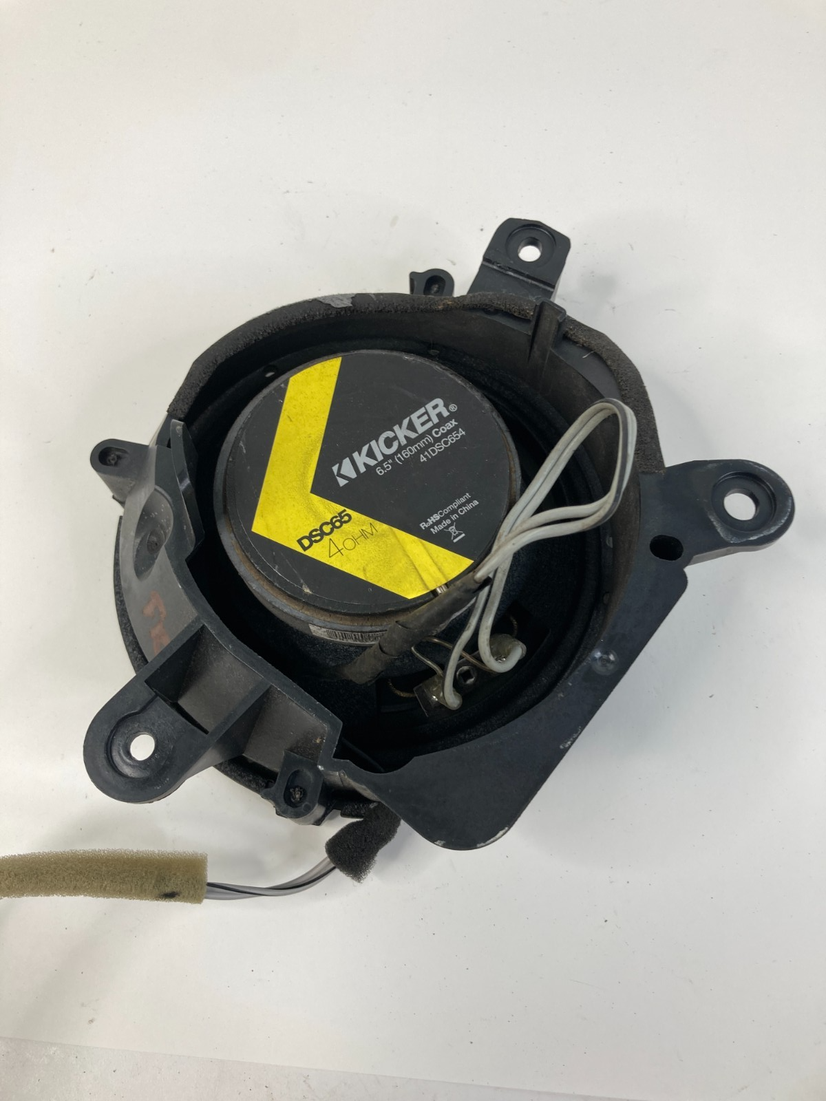 03-06 Saab 9-3 Sedan Front Right Side Door Speaker 41DSC654 KICKER Aftermaket