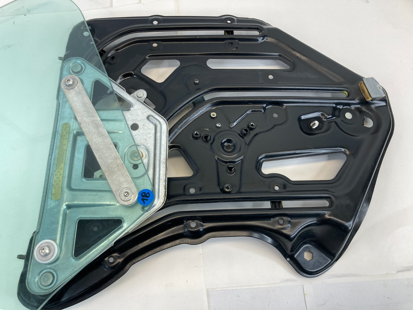 2004-2011 Saab 9-3 Convertible Rear Left Side Quarter Window Glass w/ Regulator