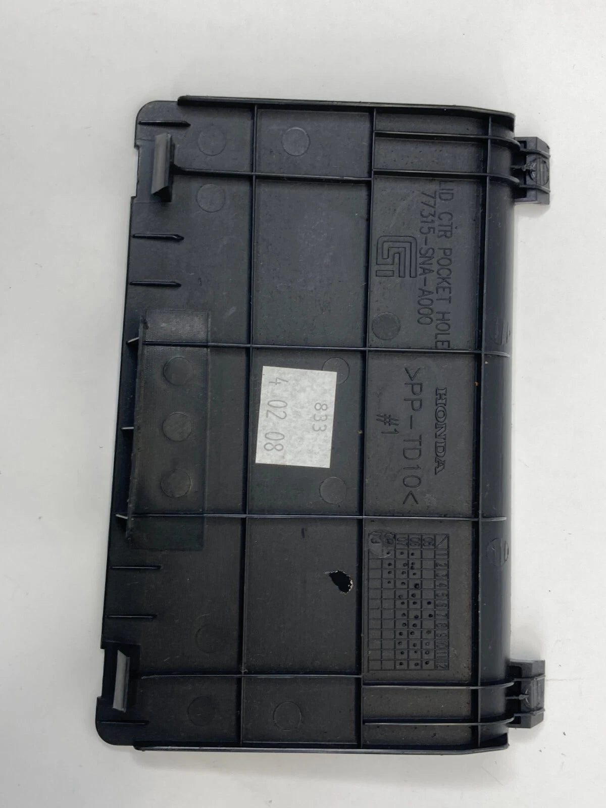 2006-2011 HONDA CIVIC CENTER POCKET HOLE COVER FRONT CONSOLE OEM 77315-SNA-A000