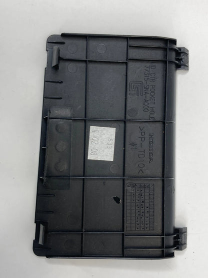 2006-2011 HONDA CIVIC CENTER POCKET HOLE COVER FRONT CONSOLE OEM 77315-SNA-A000