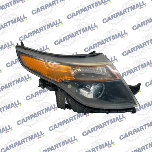 2011-2015 FORD EXPLORER INTERCEPTOR UTILITY RIGHT HEADLIGHT HEADLAMP HALOGEN OEM