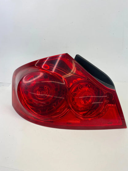 2009-2013 Infiniti G37 Sedan Rear Left Side Tail Light Taillight Outer Lamp OEM