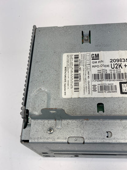 2011 11 Buick Regal AM/FM Radio CD Disc Player Receiver 20983517 OEM