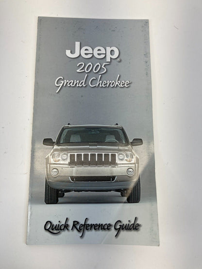 2005 Jeep Grand Cherokee Owner's Owners Manual Quick Reference Guide w/ Case OEM