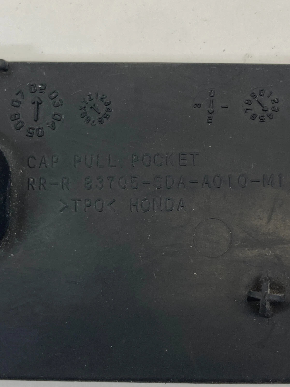03-07 HONDA ACCORD REAR RIGHT DOOR POCKET INSERT RUBBER MAT 83705-SDA-A010-M1