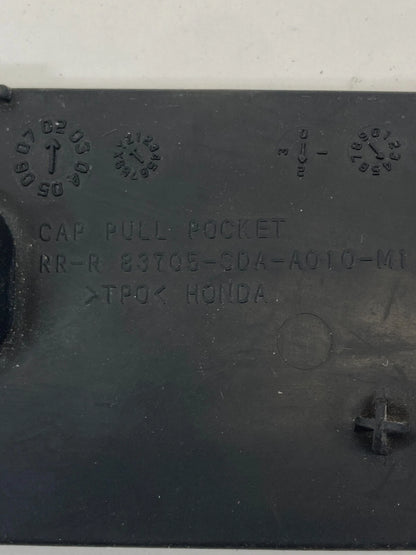 03-07 HONDA ACCORD REAR RIGHT DOOR POCKET INSERT RUBBER MAT 83705-SDA-A010-M1