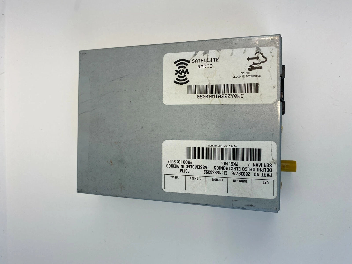 2003-2011 SAAB 9-3 93 SEDAN SATELLITE RADIO COMPUTER CONTROL MODULE 28039776 OEM