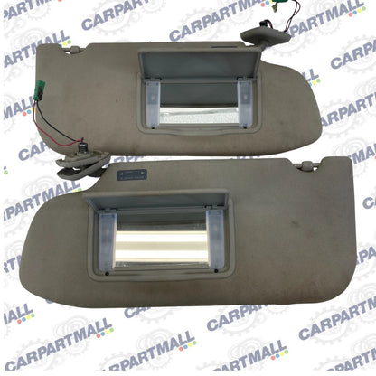 10 11 12 LINCOLN MKT LEFT & RIGHT SIDE SUNVISOR VISOR ILLUMINATED W HOMELINK OEM
