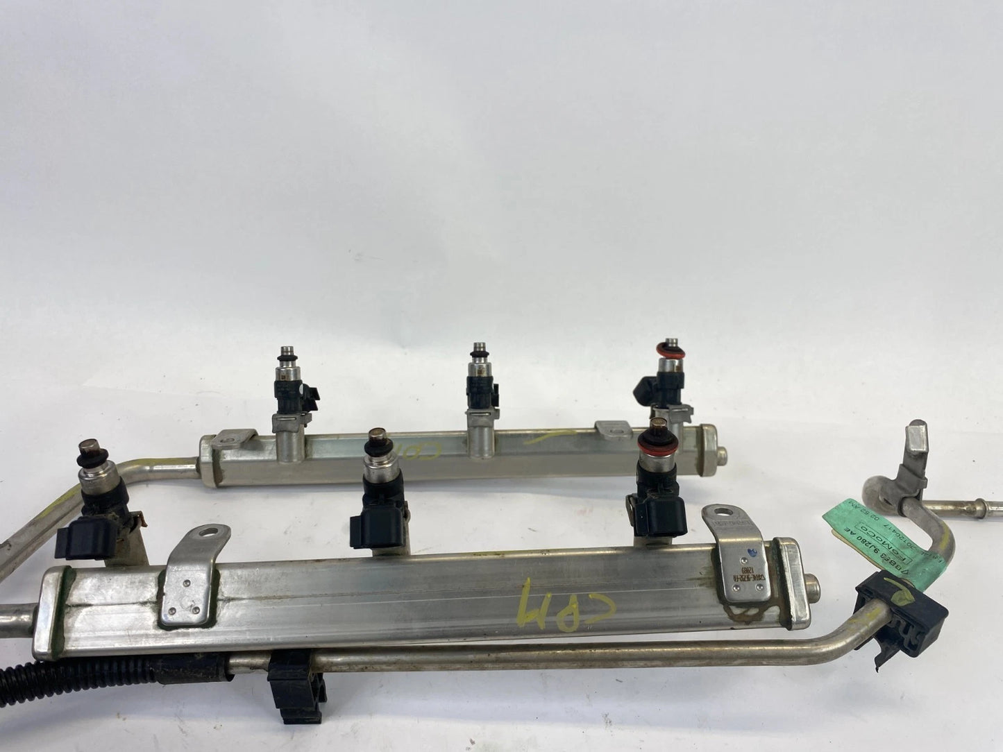 11-19 FORD EXPLORER 3.5L V6 FUEL RAIL WITH INJECTORS ASSEMBLY OEM BB53-9J280-AE