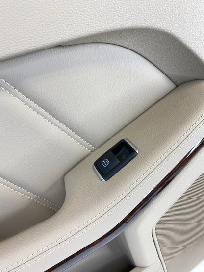 2006-2016 MERCEDES-BENZ E350 REAR LEFT SIDE INTERIOR DOOR PANEL W/ WINDOW SWITCH