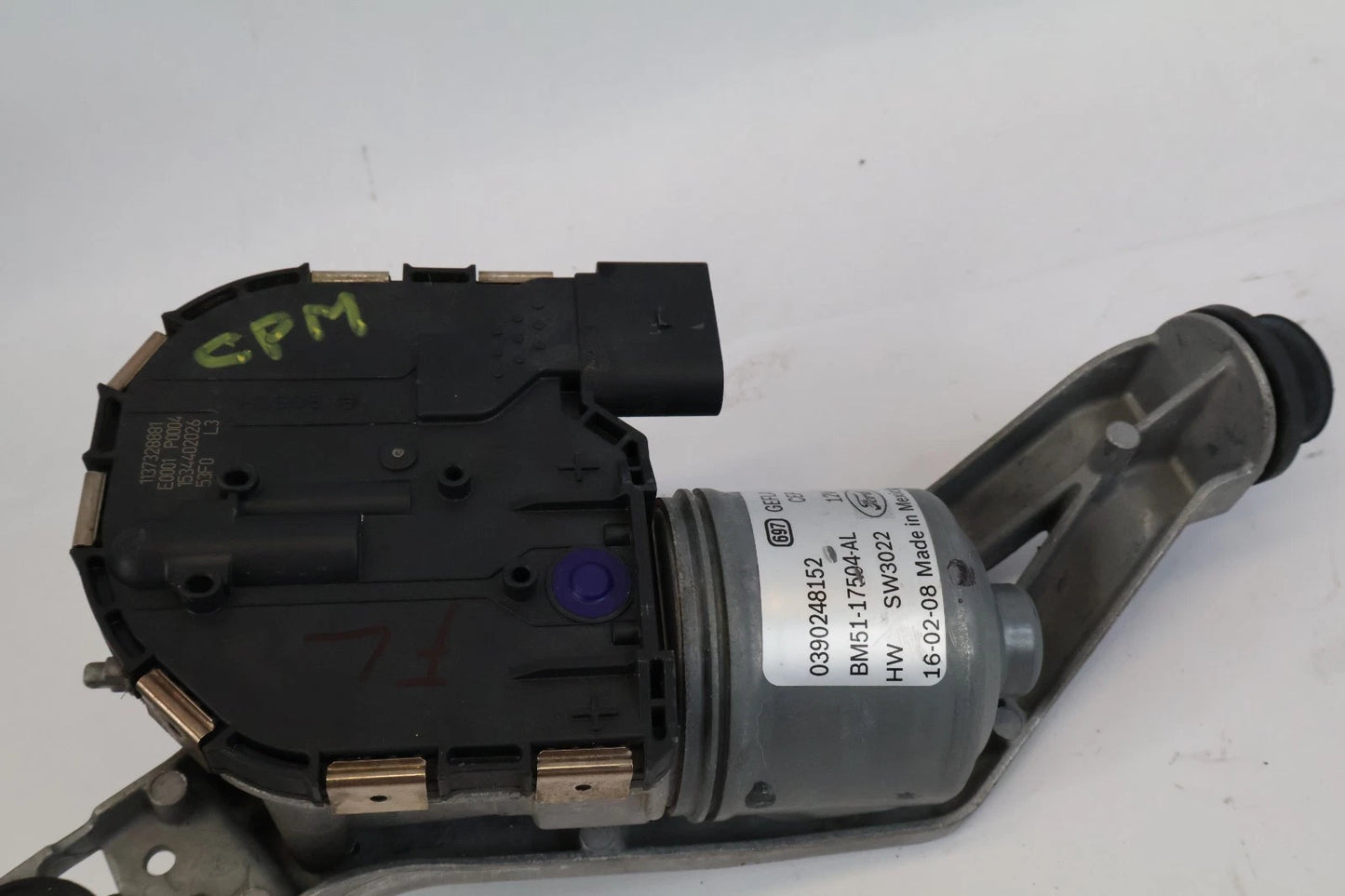 2012-2018 FORD FOCUS FRONT LEFT DRIVER WINDSHIELD WIPER MOTOR OEM BM51-17504-AL