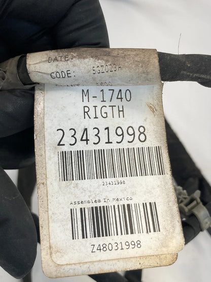 2013 2014 2015 CHEVROLET MALIBU REAR RIGHT DOOR WIRING HARNESS 23431998 OEM