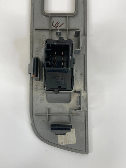 2007-2010 LINCOLN MKX REAR RIGHT DOOR WINDOW SWITCH W/ BEZEL 7A13-78274W40-A OEM