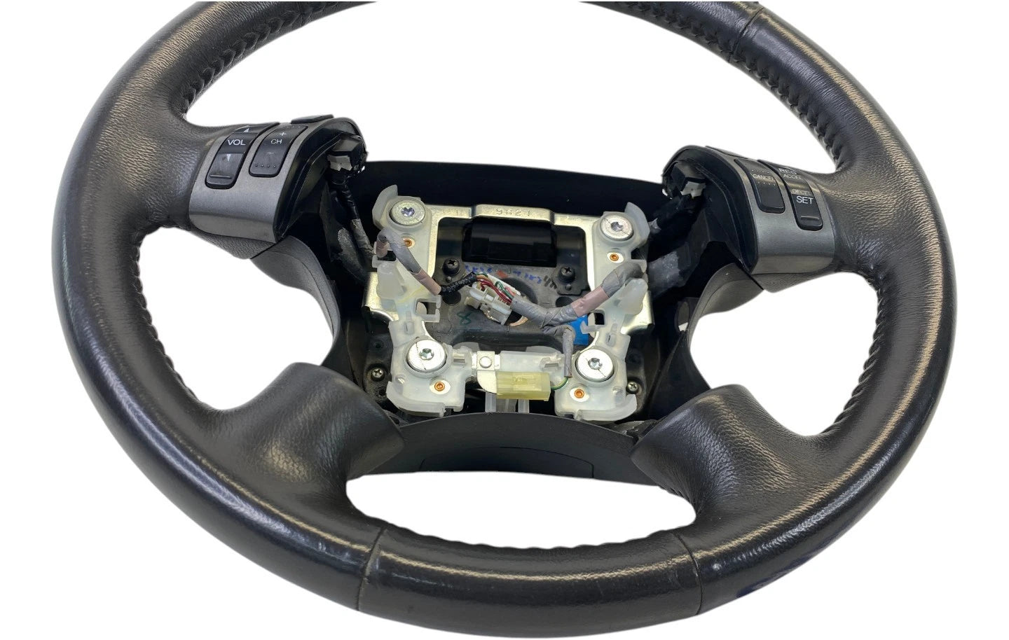 2005-2010 HONDA ODYSSEY STEERING WHEEL LEATHER BLACK W/ AUDIO CRUISE CONTROL OEM