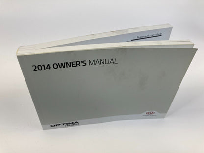 2014 Kia Optima Hybrid LX SEDAN Owners Manual Book Information Guide w/ Case OEM