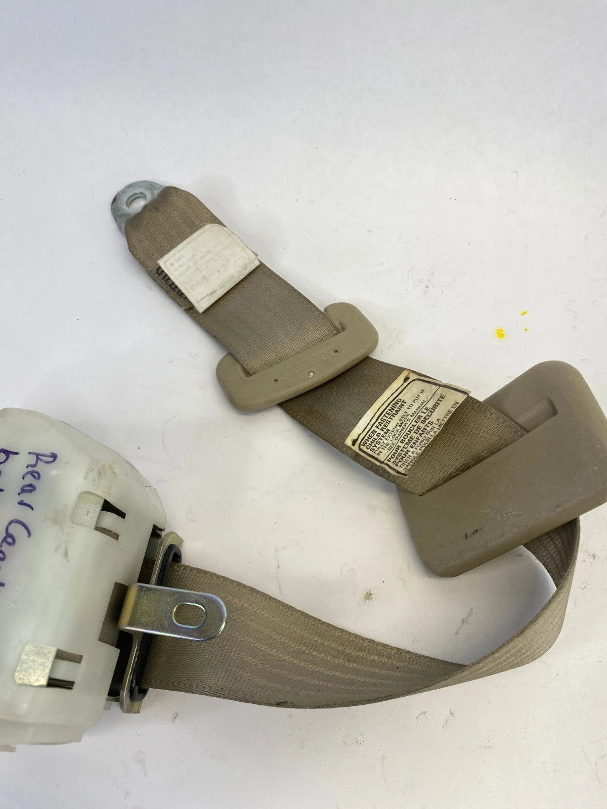 2007 2008 2009 LEXUS RX350 REAR CENTER MIDDLE SEAT BELT RETRACTOR ASSY OEM