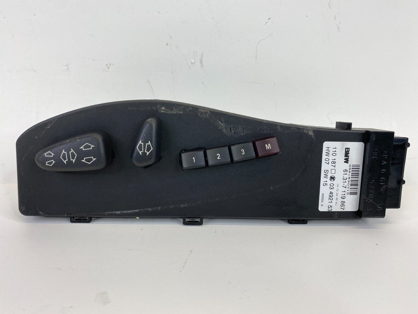 2003-2008 Land Rover Range Rover Left Driver Seat Control Adjust Switch 03492153