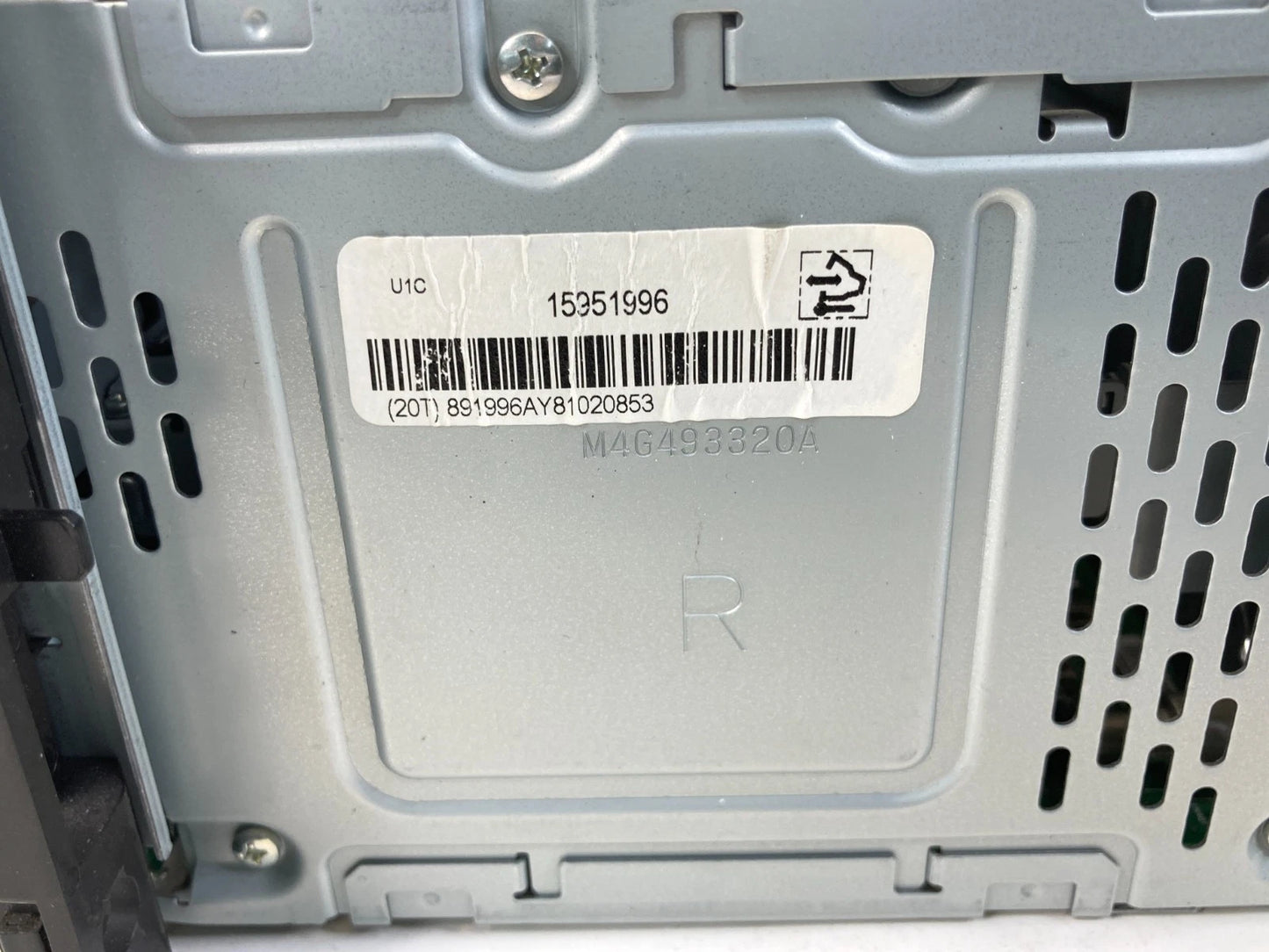 2008 CHEVROLET HHR RADIO STEREO AM FM CD PLAYER RECEIVER UNIT 15951996 OEM