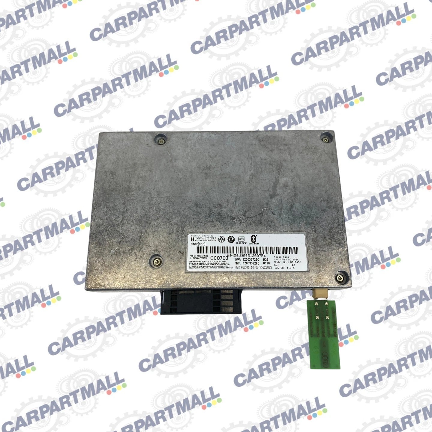 2009 2010 VOLKSWAGEN CC 2.0L BLUETOOTH INTERFACE CONTROL MODULE 1Z0035729C OEM