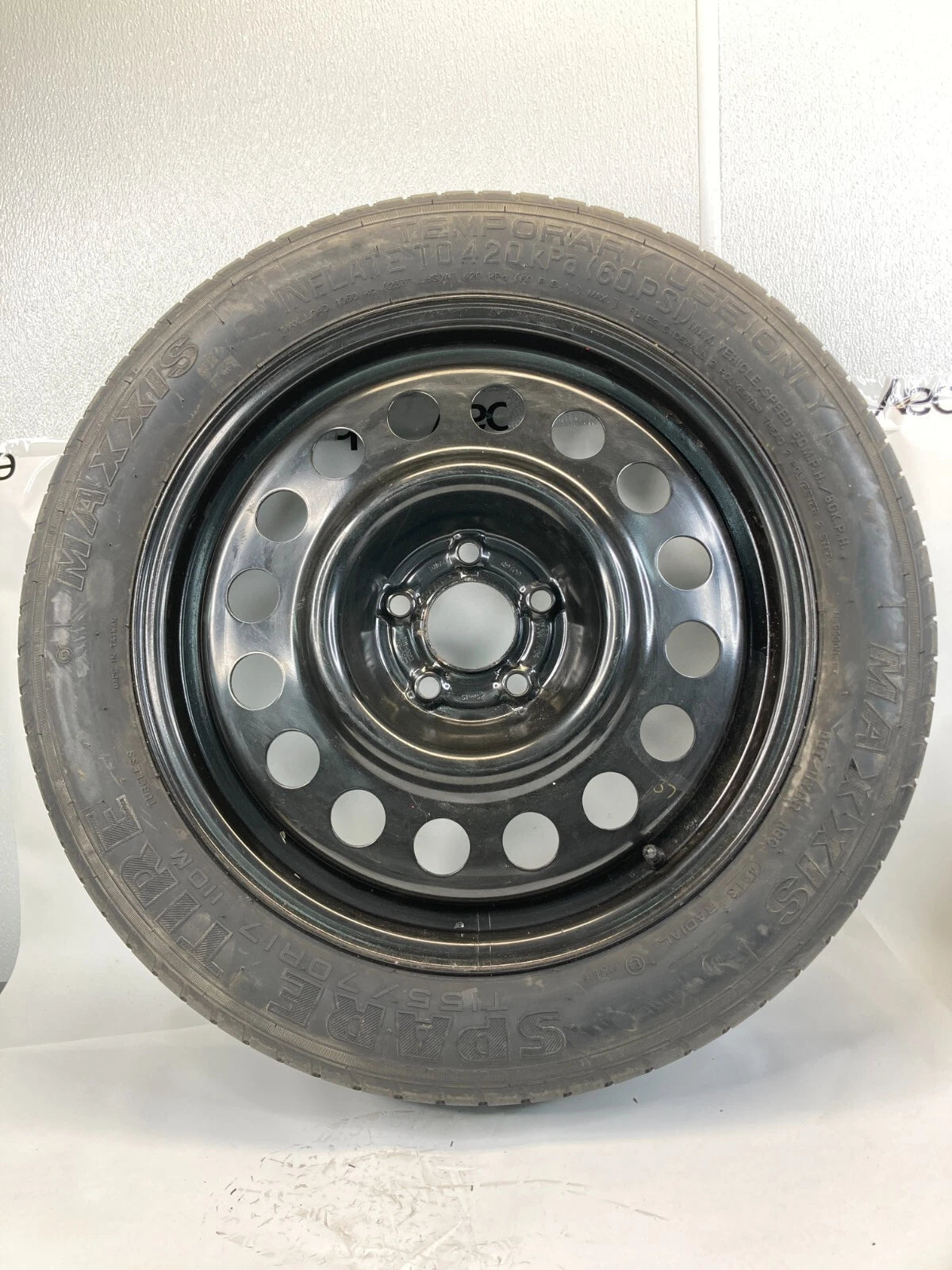 2014-2019 FORD ESCAPE SPARE TIRE WHEEL RIM COMPACT DONUT T155/70/R17 110M