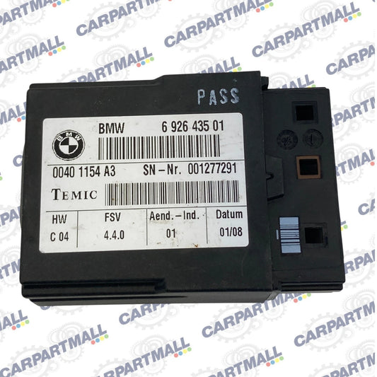 07 08 BMW 328XI FRONT SIDE SEAT COMPUTER CONTROL MODULE UNIT 692643501 OEM