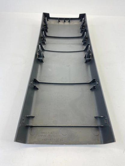 2010 2011 TOYOTA PRIUS REAR CENTER CONSOLE PANEL COVER CAP TRIM 58923-47020 OEM