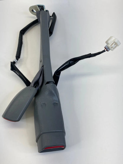 2005-2015 TOYOTA TACOMA FRONT RIGHT PASSENGER SIDE SEAT BELT BUCKLE GRAY OEM