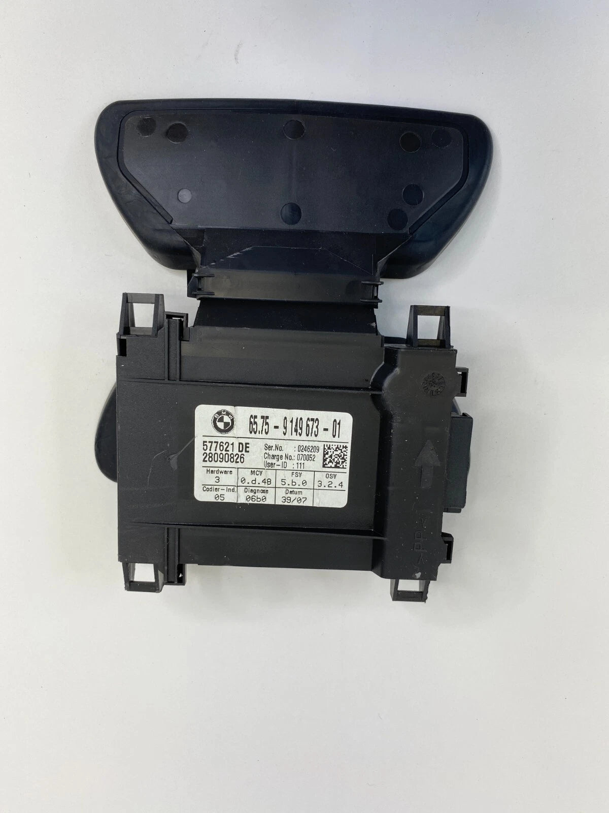 2006-2010 BMW 550I ALARM SYSTEM ULTRA SONIC CONTROL MODULE 6575914967301 OEM