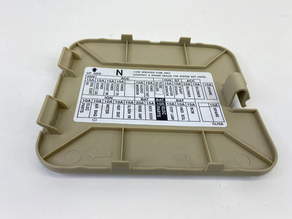 2003-2008 INFINITI FX35 INTERIOR KICK PANEL FUSE BOX COVER LID TRIM OEM