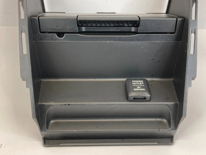 2011-2015 HONDA CR-Z FRONT DASH CENTER CONSOLE POCKET TRIM BEZEL W/ POWER OUTLET