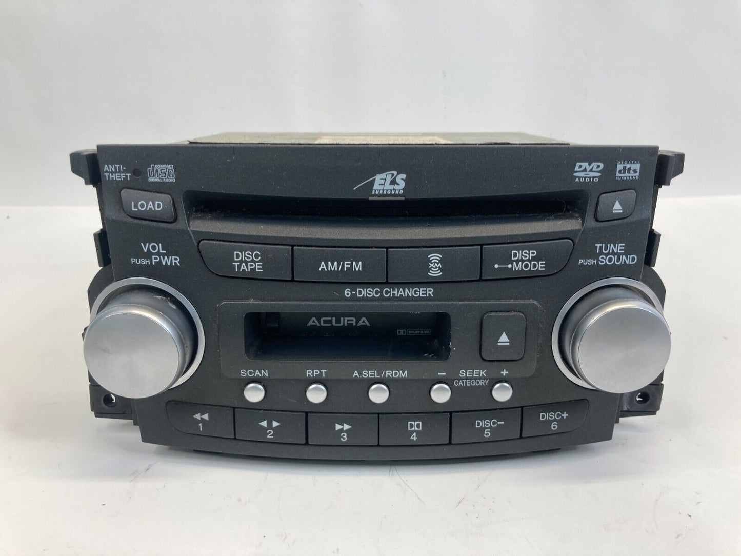 2005 2006 Acura TL Radio AM FM Player 6 Disc CD Receiver 39100-SEP-A011 OEM