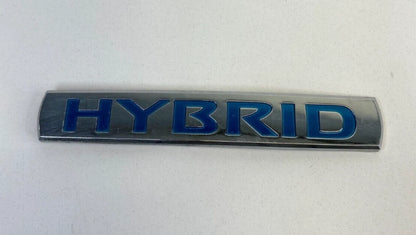 2007-2011 NISSAN ALTIMA SEDAN REAR TAILGATE EMBLEM BADGE LOGO CHROME HYBRID OEM