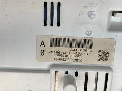 05-10 HONDA ODYSSEY INSTRUMENT CLUSTER SPEEDOMETER 265K MILES 78100-SHJ-A010-M1