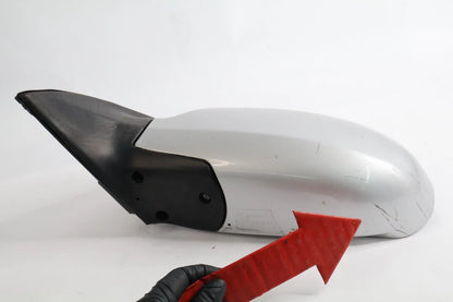 2007-2010 HYUNDAI ELANTRA LEFT DRIVER SIDE VIEW DOOR MIRROR POWER SILVER OEM