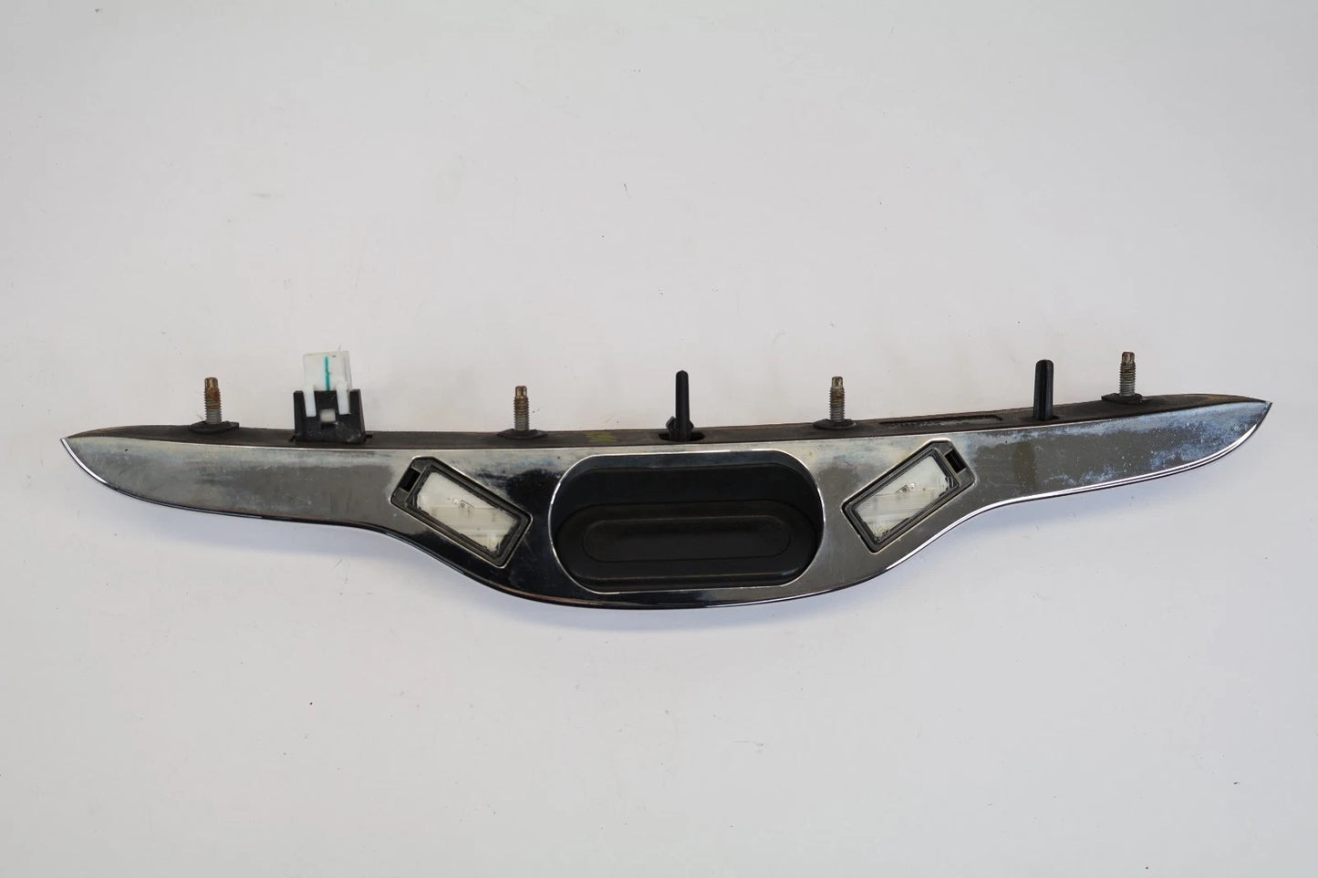 2012-2017 FIAT 500 REAR TRUNK MOLDING TRIM CHROME HANDLE LICENSE LIGHT & LATCH