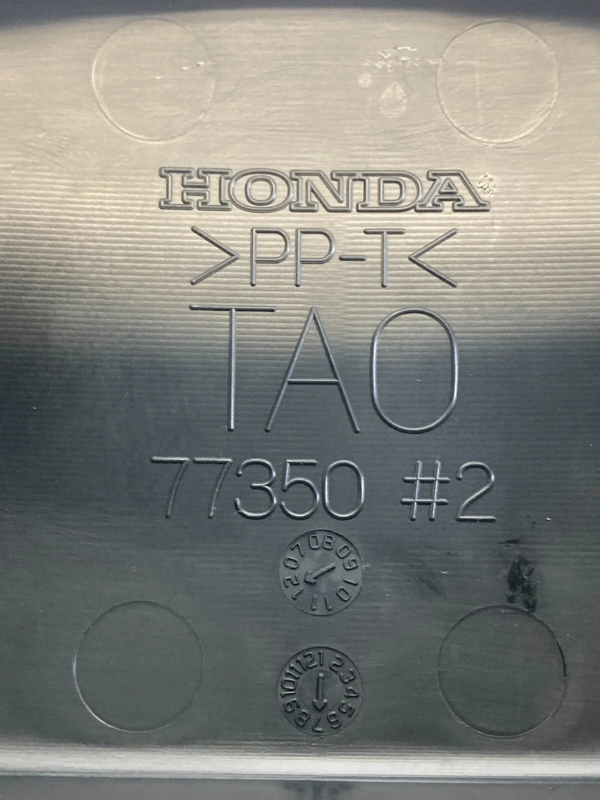 2008-2012 HONDA ACCORD STEERING COLUMN CLUSTER COVER TRIM BEZEL 77350-TA0 OEM